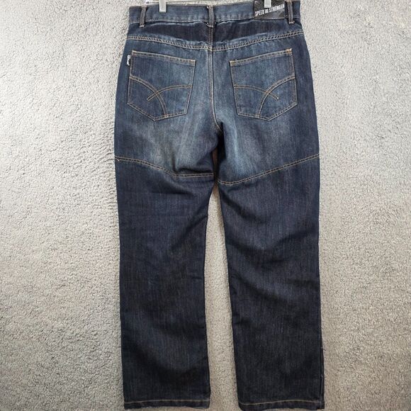 Run With The Bulls Speed Strength Jeans Made With Kevlar Riding Men's Sz 36x32 - Picture 9 of 16